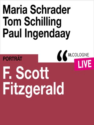 cover image of F. Scott Fitzgerald--lit.COLOGNE live